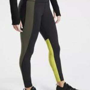 Athleta Asym Colorblock High Rise Legging